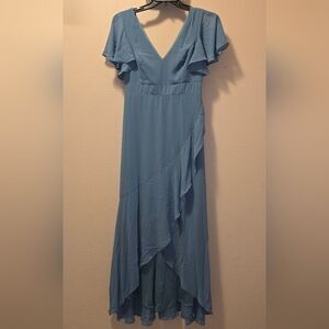 Ever Pretty Asymmetrical Light Blue Dress